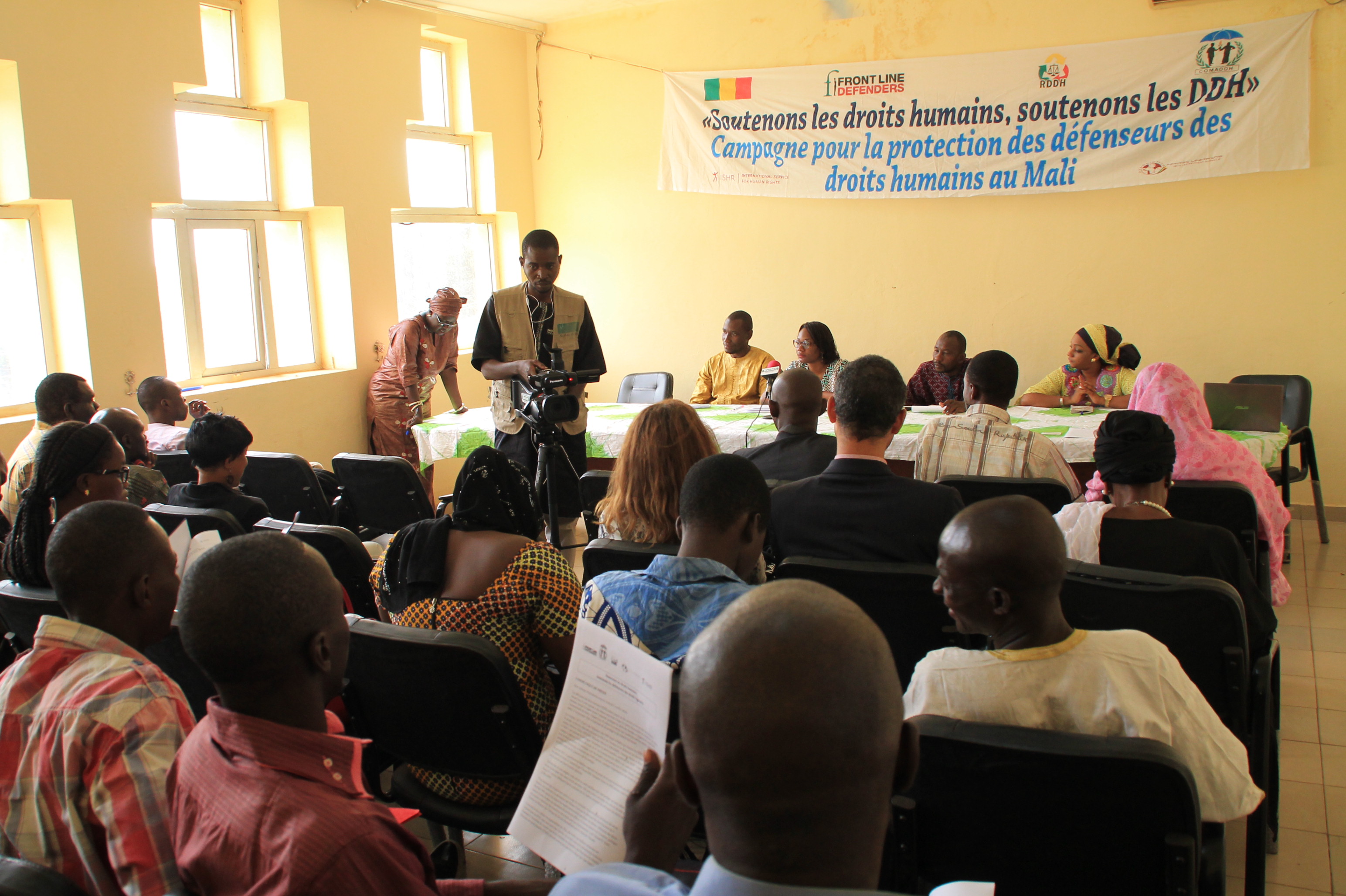 Press conference in Bamako October 2017
